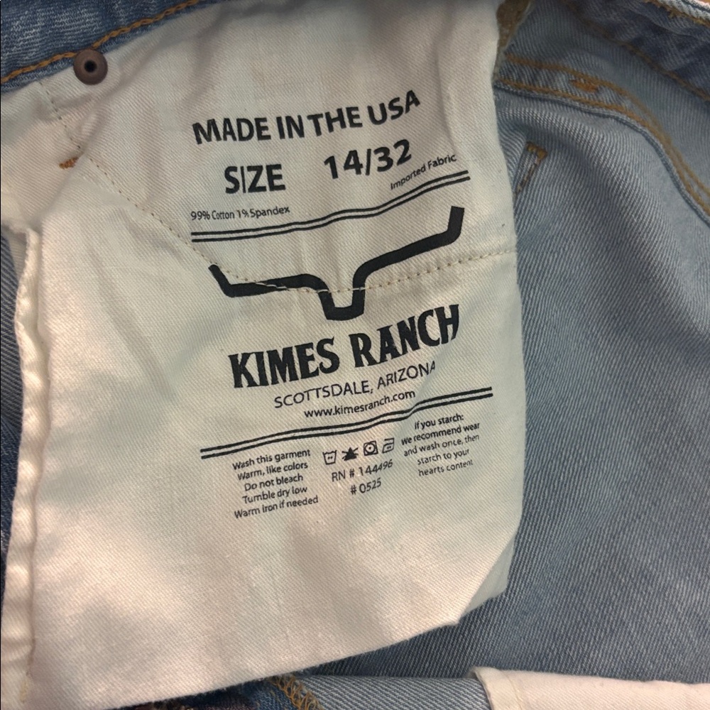 Kimes Ranch Sky Blue Flare Jeans Jennifer’s - Picture 2 of 4